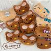Colgante creativo de muñeca pequeña y linda, broche de muñeca con forma de corazón para niña, mochila, alfiler decorativo, llavero colgante