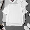 2020 Comércio Exterior Transfronteiriço All-match Outono e Inverno Cor Sólida Base Camisa Camiseta Solta Japonês Harajuku Estilo Simples Manga Curta 8 Cores