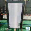 Suministro de Fabricantes Panel de Oficina de Vidrio con Celosía de Aluminio Hueco Integrada Celosía Hueca Panel Alto de Vidrio