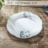 Vajilla de cerámica creativa para hoteles, restaurantes y uso doméstico, con platos especiales, platos para pescado estilo occidental, platos para aperitivos fríos y platos de col pura.