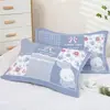 Algodón de Gasa de Alta Gama para el Hogar Par de Toallas para Almohada Cuatro Estaciones Pareja Suave Adulto Funda de Toalla Diadema para Cabeza de Almohada Toalla Individual para Almohada