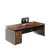 Escritorio de Personal Escritorio de Jefe Escritorio Simple Moderno Escritorio con Cajón para Supervisor Gerente Escritorio de Oficina para Empleado Combinación de Escritorio y Silla