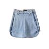 2022 Novo Verão Simples Básico Casual Curto Jeans Reto Cintura Alta Emagrecimento Shorts Jeans
