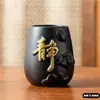 Accesorios para té: Seis Caballeros del Té, portalápices creativo para el hogar, tarro de almacenamiento, herramienta individual para preparar té, juego de té Kung Fu para ceremonia del té