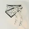 25 Bufandas Triangulares Nuevas con Cordones Estampado de Anacardo Leopardo Cortina de Asiento Accesorios de Pañuelo para la Cabeza Estilo Coreano Chal Retro para Mujer