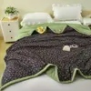26 Novo Estilo Cobertura de Colcha de Algodão Bolha de Gaze Dupla Camada Cama de Casal Acolchoada Colcha de Inverno Núcleo de Colcha Dormitório Estudantil Colcha para Todas as Estações