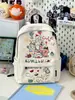 Mochila Estampada de Desenho Animado Transfronteiriça Novo Estilo 2025 Alto Valor Grande Capacidade Mochila Escolar para Estudante Bolsa para Viagem de Curta Distância Bolsa de Ombro Duplo