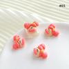 Joyas para uñas de dibujos animados salchicha divertida hermana de boca grande dopamina resina brillante decoración de uñas DIY accesorios al por mayor