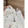 Pijama Feminino de Verão Transfronteiriço, Shorts Fofo com Estampa de Nuvem e Acabamento em Algodão de Manga Curta, Conjunto Fino Casual para Casa