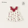Vestido Bangxuan para Niña con Cuello de Pétalos, Vestido Flor de Capullo para Bebé, Nuevo Producto de Verano, Vestido sin Mangas para Bebé Niña, Vestido de Dibujos Animados