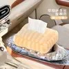 Caja de Pañuelos para Coche Linda Rayada de Peluche Caja de Pañuelos Colgante para Coche Caja de Pañuelos Colgante Multifuncional para Coche DIY