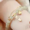 Novo Bracelete de Bambu de Alto Padrão Feminino Imitação Hotan Nicho Luxo Leve Versátil Design Personalizado para Namoradas