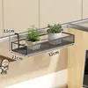 Estante separador para escritorio de oficina, barandilla de balcón, estante para macetas de ventana antirrobo, estante para almacenamiento y organización de plantas suculentas colgantes