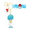 Llavero original de Baokemeng con colgante pequeño de Pikachu Gengogui, bolso de mano exquisito para hombre y mujer, bolso de mano para pareja, bolso escolar bonito para coche.