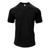 Sitio Independiente Transfronterizo de Amazon Camiseta Casual Holgada Estilo Americano Amigable con la Piel Amekaji Pana Cuello en V Manga Corta