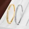 Pulsera de Cobre con Zirconias de Doble Fila Más Vendida de Amazon, Pulsera Clásica de Moda Estilo Bosque, Venta Directa del Fabricante, Exclusivamente para Suministro Transfronterizo