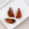 Nuevas Cuentas Sueltas de Resina con Gradiente, Piedra Irregular, Triangulares, Agujero Grande para Accesorios de Joyería DIY