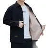 2026 Nueva Camisa de Pana de Manga Larga para Hombre Estilo Hong Kong Otoño e Invierno Casual Ropa de Trabajo Chaqueta Camisa para Hombre