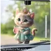 Pendente de Skateboard Plano de Acrílico Novo Transfronteiriço, Gato Carro, Branco Leitoso Padrão