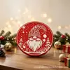 Navidad Transfronteriza Nuevo Producto Posavasos Temáticos Navideños Posavasos de Diseño Creativo Impresos en 3D