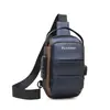 Nueva bolsa de pecho casual de moda transfronteriza para hombre, bolso cruzado, mochila deportiva multifuncional con carga USB para ciclismo