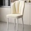 Cadeira de jantar nórdica para casa moderna minimalista com encosto cadeira de luxo leve para restaurante assento macio cadeira para mesa de jantar de hotel banqueta para escrivaninha