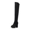 Botas de cano alto elásticas casuais de ovelha JGB2016NZ03273