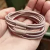 Versión coreana de cuerda para la cabeza pequeña fresca de alta elasticidad tres en uno base básica simple anillo para el pelo banda de goma hecha a mano DIY venta al por mayor