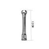 Extensor de grifo de cobre con 22 dientes finos, junta giratoria universal, cabezal oscilante de acero inoxidable, se puede moldear, boquilla de tubería universal