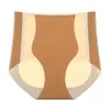 Bragas Moldeadoras Tallas Grandes de Cintura Alta Control de Vientre Pantalones Moldeadores Sin Costuras Levanta Glúteos Hilo de Hielo Moldeadores Body Sculpting Ajustados a la Cadera Transpirables Delgados Tanga
