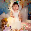 Novo Estilo Super Fada Princesa Bastão Twist Dopamina Véu Bebê Sessão de Fotos de Aniversário Grampo de Cabelo Fofo para Meninas Acessórios de Cabelo para Fotos
