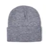 Gorro de Punto, Color Sólido, Gorro Engrosado, Gorro de Lana Peluda, Gorro Estilo Coreano, Resistente al Frío Invernal, Protección Tibia para Orejas