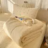 Juego de Edredón de Verano de Cuatro Piezas con Estampado de Dibujos Animados, Edredón Refrescante de Verano, Edredón para Aire Acondicionado, Juego de Cubre Cama, Juego de Ropa de Cama de Tres Piezas para Dormitorio de Estudiantes