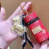 Cordón para Teléfono Chapado en Oro de 999, Encanto Creativo para Teléfono con Diseño de Cartera, Llavero, Regalo para Amigos