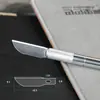 Cuchillo de tallar Saidelong #7 hoja para reparación de teléfonos móviles cuchillo para adelgazar cuero cuchillo de lápiz accesorios herramienta para desbarbar cuchillo de cuero