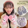 Guantes Infantiles Star Dew, Engrosados para Otoño e Invierno, Cálidos, para Niñas y Bebés, con Bordado de Dibujos Animados, Lindos