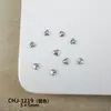 Mini Serie de Corazón de Amor de Aleación Decoraciones para Uñas Simple Versátil Oro Plata Corazón de Amor DIY Uñas Postizas Accesorios para Uñas de los Dedos