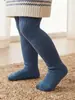 Fornecimento Transfronteiriço de Leggings Infantis para Primavera e Outono, Adequado para Crianças Pequenas, Médias e Grandes, Meninas, Bebês e Crianças Pequenas, Meias Infantis de Alta Elasticidade para Meninas