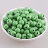 Cuentas de Madera Coloridas de 16 mm Cuentas Redondas de Madera Cuentas Sueltas Cuentas de Madera de Loto Barnizadas Ecológicas Accesorios para Joyería Hecha a Mano para Niños