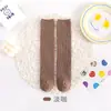 26 calcetines para niños para primavera y otoño, calcetines de tubo largo versátiles estilo coreano para niñas, calcetines de tubo recto de doble aguja apilados, Dopamina