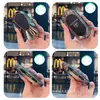 Adequado para Capa de Chave Mercedes-Benz S450L Fivela de Concha S400L Classe S S480 Carro Especial Concha de Metal Fivela de Bolsa de Couro Glc
