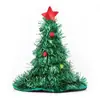 Chapéus de Árvore de Natal, Suprimentos para Decoração de Natal, Chapéus de Natal de Gota de Chuva em Tecido Não Tecido, Suprimentos para Festa, Chapéus de Natal Decorativos