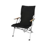 Venta Directa de Fábrica Silla Plegable de Camping de Respaldo Alto Aleación de Aluminio Reclinable de Ocio al Aire Libre Sea Dog Silla de Camping Simple Portátil