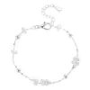 Pulsera de perlas con un estilo exquisito y elegante, que recuerda a una heredera adinerada, en un color plateado brillante con perlas redondas y de concha brillantes, una pulsera para mujer