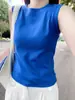 Suspensório de Alta Qualidade em Formato de I Feminino Roupa de Verão Simples e Versátil Top Estilo Coreano Casual Camada Interna Colete sem Mangas