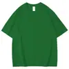 Camiseta de Algodão Puro de Manga Curta para Homem, Estilo Fino de Verão, Caimento Solto, Peça Superior Branca Pura de Manga Meia-Manga Pesada, Tendência Casual de Manga Meia-Manga