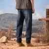 Calça Jeans Masculina Slim Reta Moda Clássica Simples Versátil Casual Tendência Marca Calças Longas para Homens 2026