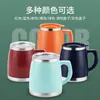 Taza Termo de Acero Inoxidable para Hombres y Mujeres con Asa Taza de Té Taza de Café Oficina Taza Sencilla para Beber
