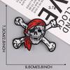 Novos Sapatos e Chapéus Qianfeng Bordados Computadorizados Estilo Punk Caveira Patch Insígnias Decorativas Acessórios para Roupas Patch de Tecido Bordado