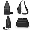 Bolso de Pecho para Hombre de Nuevo Estilo Transfronterizo, Moderno y Casual, Bolso Cruzado Multifuncional de un Solo Hombro, Bolso de Pecho Cruzado para Hombre de PU